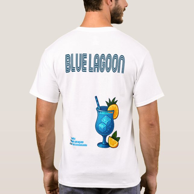 Blue Lagoon T-Shirt – Tropical Cocktail (Verso)