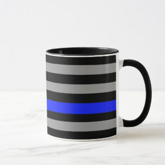 Blue Line fino embandeira a caneca de café