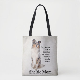 Blue Merle Sheltie Mãe Bolsa