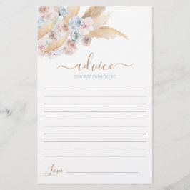 Blue Pampas Grass Advice para a Mãe Ficar