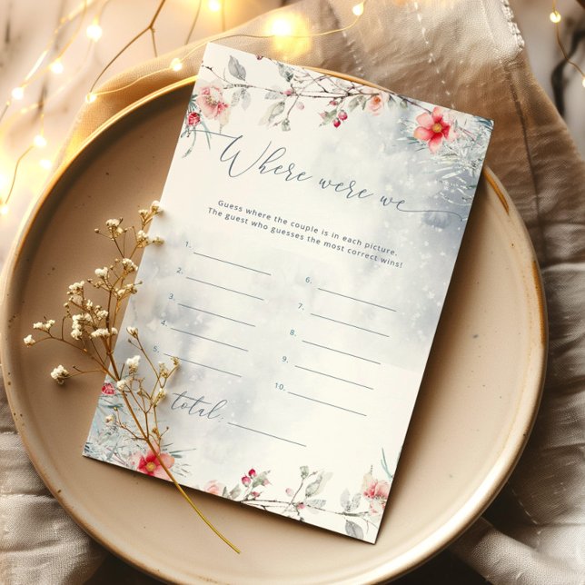 Blue poeirento de inverno Onde estávamos no jogo d (Criador carregado)