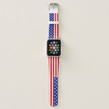 Blue Red White Stars and Stripes USA Flag Design