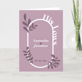 Blue Simple Casou Seu Cartão De Voto