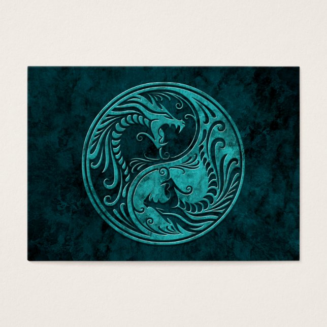Blue Stone Yin Yang Dragon (Frente)