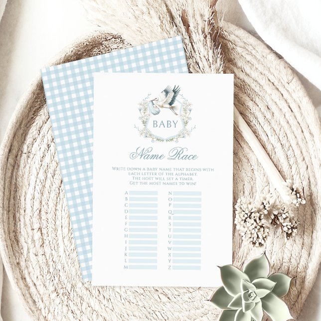 Blue Storey Delivery Baby Boy Nome Race Game (Criador carregado)