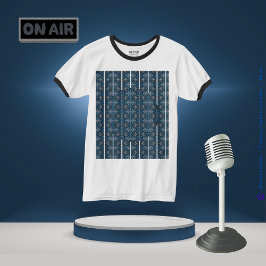 Blue Stripe T-Shirt da Poeta Adiela Akoo