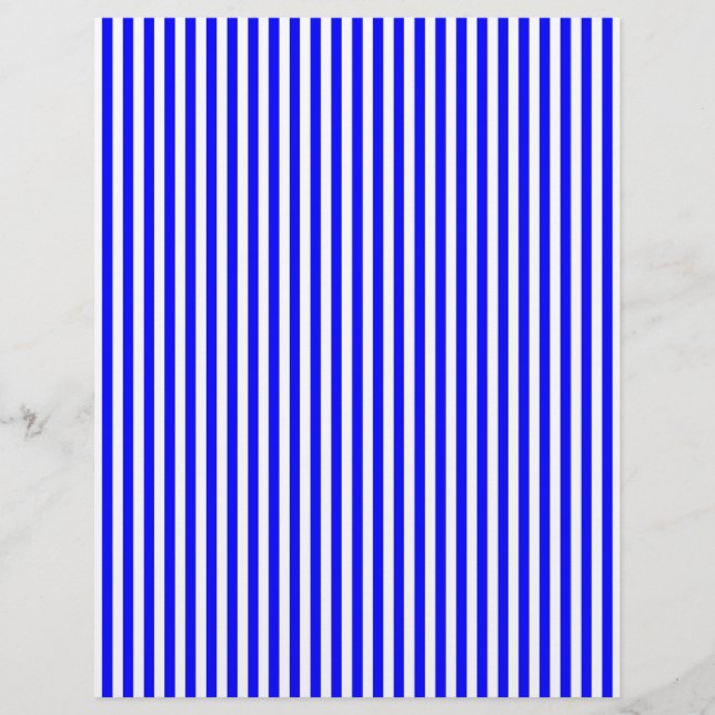 Blue Stripes Letterhead (Frente)