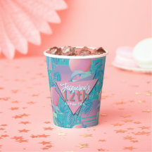 Blue Summer Vaporwave Sunset Birday