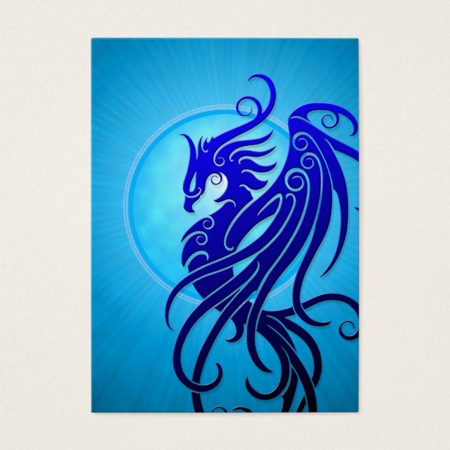 Blue Tribal Phoenix (Frente)