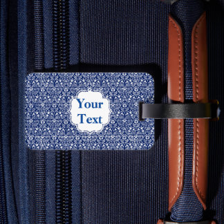 Blue Vintage Portugal — Etiqueta de Bagagem