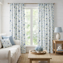 Blue Watercolor Wildflower