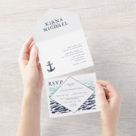 Blue Wave Anchor Wedding ID836