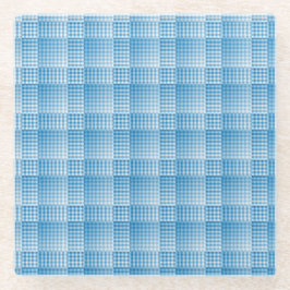 Blue White Checker Abstract Pattern