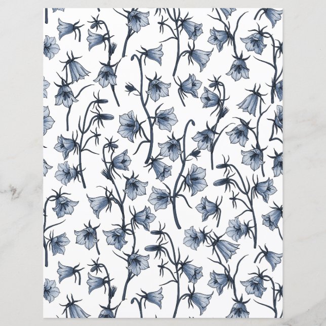 Bluebells, Harebeldes, Flores (Frente)