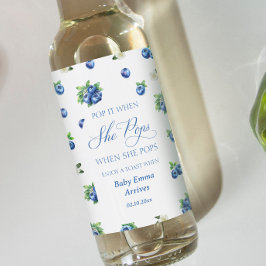 Blueberry Baby Shower Pop it When She Pops