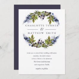 BlueBerry | Convite Para Casamento