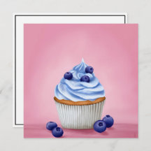 Blueberry cupcake