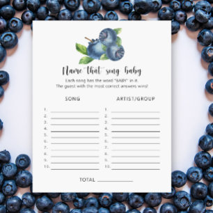 Blueberry - Identifique essa música, baby