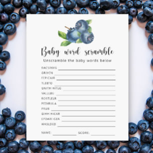 Blueberry - Jogo do Baby Word Scramble