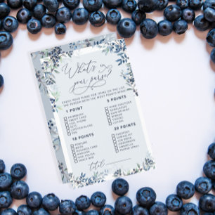 Blueberry Whats no Jogo do Chá de fraldas da bolsa