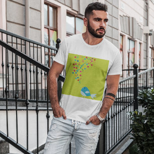 Bluebird Cantando é uma camisa de moça