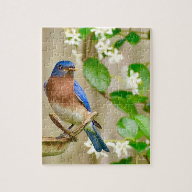 Bluebird quebra-cabeça "Early bird get the worm" (Vertical)