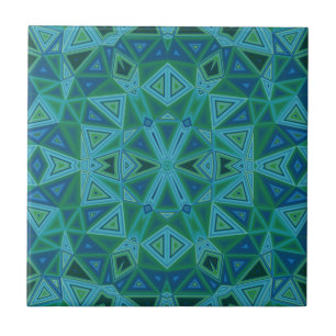 Bluegreen triangular Azulejo cerâmico