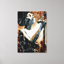 Blues em castanho na Canvas estendida