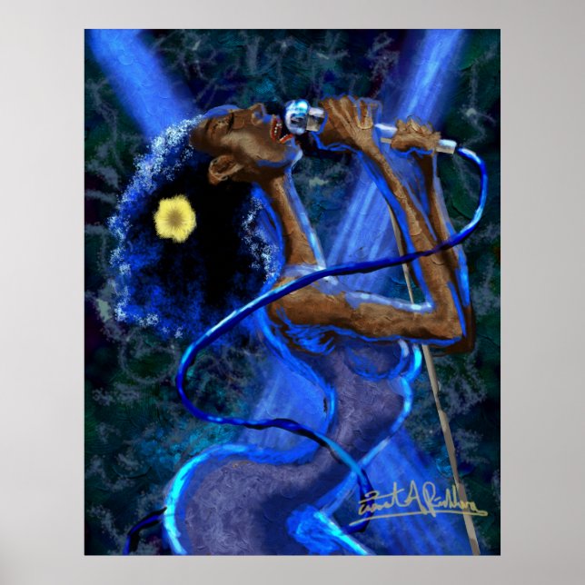 Blues na Poster rapsódia (Frente)