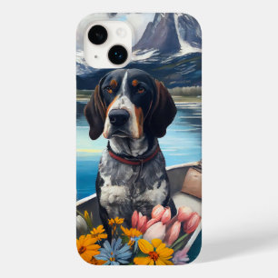 Bluetick Coonhound em uma Canoa: Uma Aventura Cêni