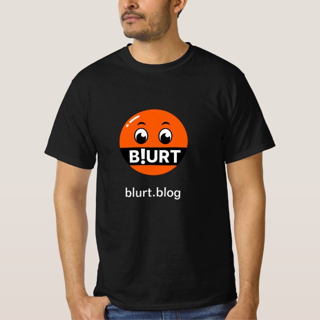 Blurt.blog Basic Dark T-Shirt (Frente)