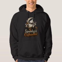 Blusa de Halloween de Fantasma Fofo Capuz Suéter A