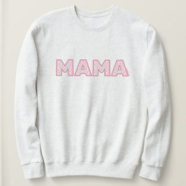 Blusa de Moletom Hibiscus Mama Desenhada à Mão