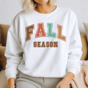 Blusa de Moletom Universitária Outono Tendência Es