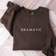 Blusão Dramático Presente de Saúde Mental para Mul
