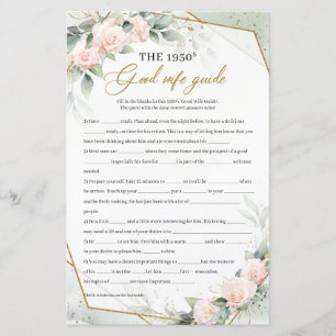 Blush and gold O jogo "Good Wife Guide" dos anos 5
