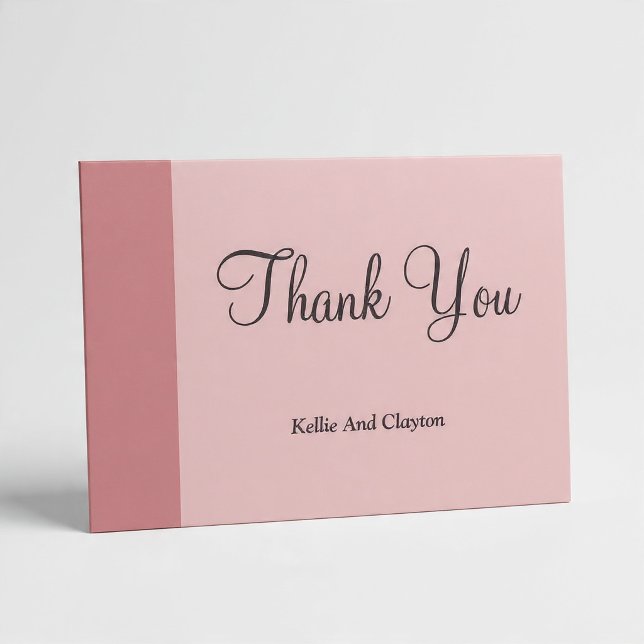 Blush Bar Thank You Card (Criador carregado)