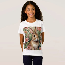 Blush Blooms e Bunny Sonha Crianças T-Shirt