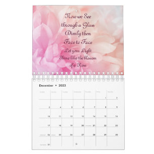Blush do Calendário Floral Rosa 2023