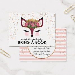 Blush e Dourada Fox Princess Tragam Um Livro