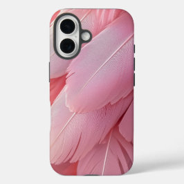 Blush Flamingo Feather Capa de telefone