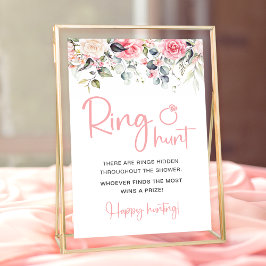 Blush Floral | Jogo de Caça ao Anel