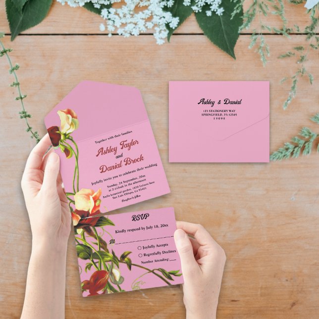Blush Greenery Rosas Botânicos Queda Casamento Flo (Criador carregado)