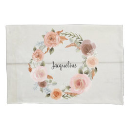 Blush Peach Floral BOHO Wreath Russ Wood Girl