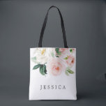 Blush Tote Bag Personalizado de presentes da Bride<br><div class="desc">Dar esta bela sacola personalizada às senhoras que o apoiaram nesta viagem! Eles vão amar o quão atencioso você é! Edite facilmente o nome e adicione ao seu carrinho!</div>