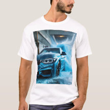 "BMW Blue: Design de camisetas masculinas para ent
