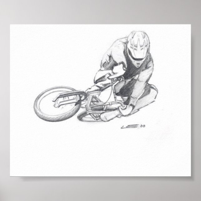 BMX art #9 poster (Frente)