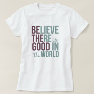 Boa na Camiseta Inspiracional Mundial