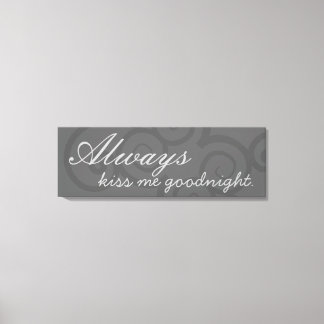 Boa noite, Canvas do Beijo