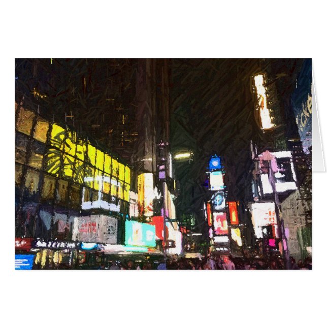 Boa noite na cidade, cartão (Frente Horizontal)